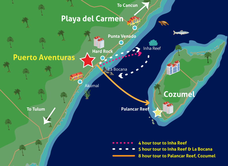 Mapa-Puerto-Aventuras