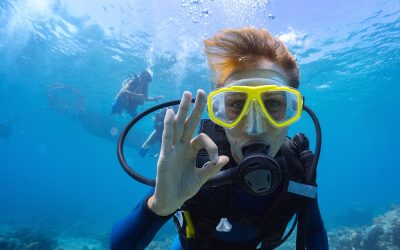 Kezdő búvártanfolyam – az első lépés